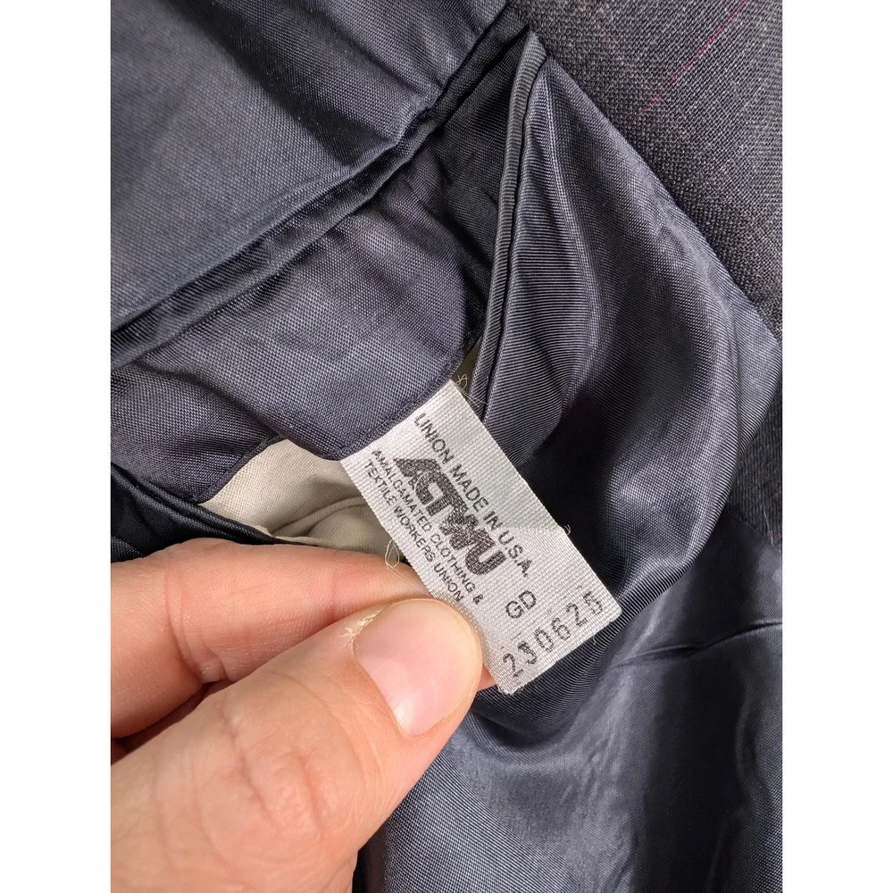 Polo University Club Ralph Lauren Blazer Mens 40R Grey Glen Check Sport Coat USA